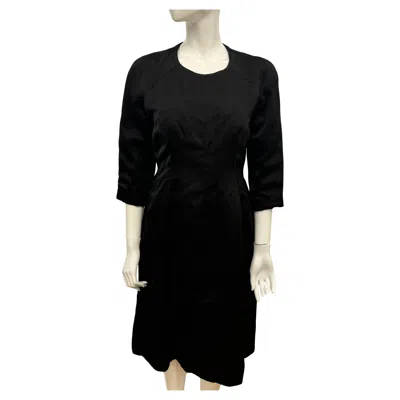 Pre-owned Givenchy Haute Couture 1950's Audrey Hepburn Black Evening Gown