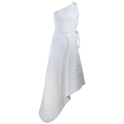 Pre-owned Givenchy Haute Couture White Gown , Provenance: Betsy Bloomingdale
