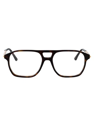 Givenchy Havana Acetate Glasses In Orange