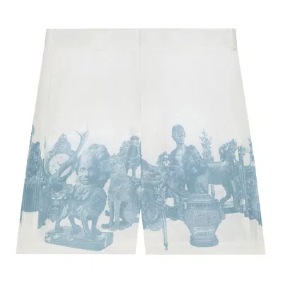 Pre-owned Givenchy Hawaiian Short 'blue/white' | Men's Size 54