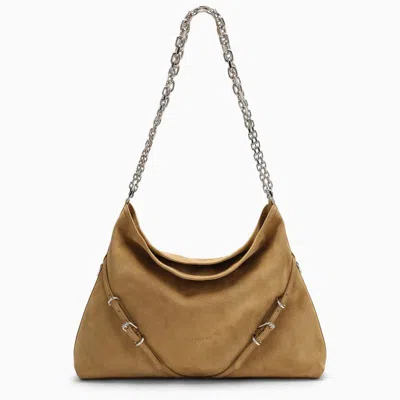 Givenchy Tan Medium Voyou Chain Bag In Beige