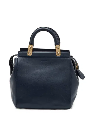 Pre-owned Givenchy Hdg Tote Bag In Blue