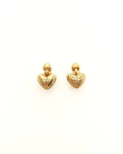 Givenchy Heart Clip-on Earrings In Gold