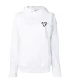 Givenchy Heart-shaped Logo Hooded Sweater In White