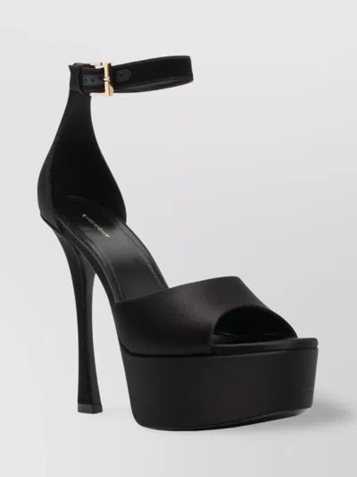 GIVENCHY HEEL SANDALS SATIN PLATFORM