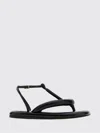Givenchy Boudoir Bicolor Thongs In Nappa Leather In Black