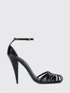 Givenchy Black Ankle-strap Heels In Multi