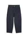 Givenchy Herringbone-pattern Cargo Jeans In Black