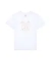 Givenchy Hg Embroidered Cotton T-shirt In White