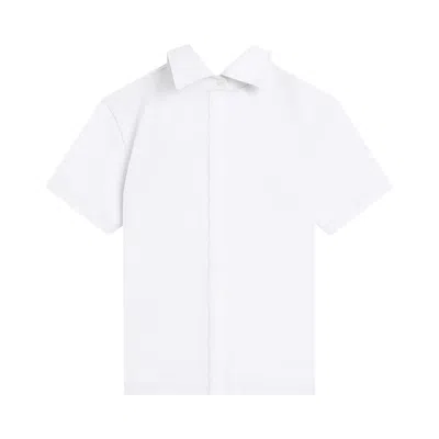Pre-owned Givenchy High Collar Popeline T-shirt 'white' | Women's Size M