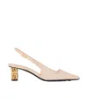 Givenchy Mesh G Cube Pumps With 5cm Heel Height In Nude