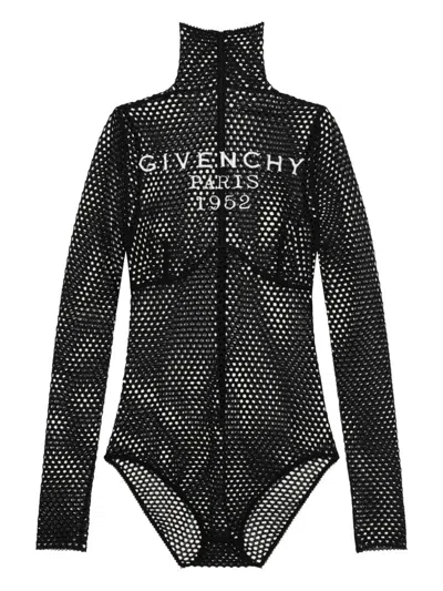 Givenchy High-neck Bodysuit In Black