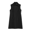 Givenchy Mini Dress With Bow Detail And High Neckline In Black