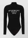 Givenchy High Neck Long Sleeve Bodysuit In Black
