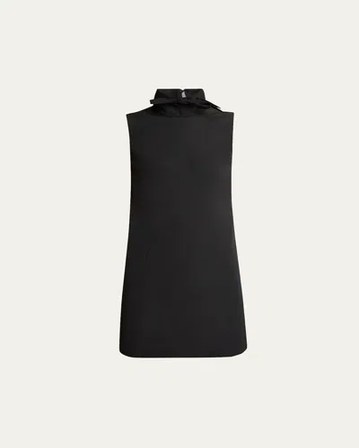 Givenchy High Neck Mini Dress In Black