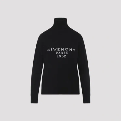 Givenchy High Neck Sweater M In Black