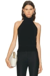 Givenchy Halterneck Open-back Jersey Top In Black
