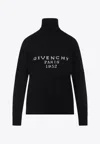 Givenchy High-neck Wool And Cashmere Sweater In Black