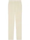 Givenchy High-rise Straight-leg Trousers In Neutrals