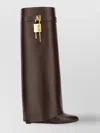Givenchy High Shaft Boots Gold-tone Hardware In Brown