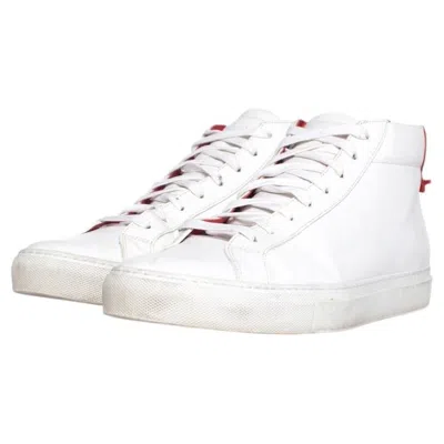 Pre-owned Givenchy , High Top Sneakers In White