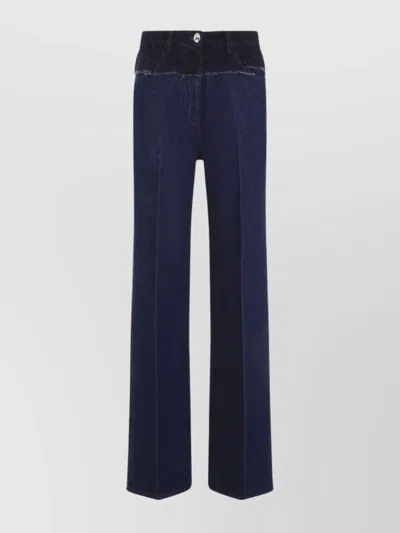 GIVENCHY HIGH WAIST LOOSE FIT DENIM TROUSERS
