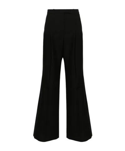 Givenchy High-waist Palazzo Trousers In Black  