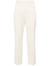 Givenchy Pantalon De Costume Évasé En Laine Et Mohair In Neutrals
