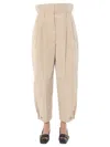 Givenchy High-waist Trousers In Neutral