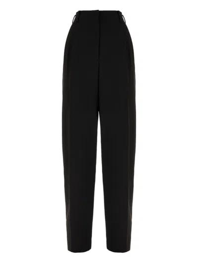 GIVENCHY GIVENCHY HIGH WAIST TROUSERS WITH TAILORED SILHOUETTE AND RELAXED FIT
