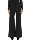 Givenchy Wool Wide-leg Tailored Pants In Black