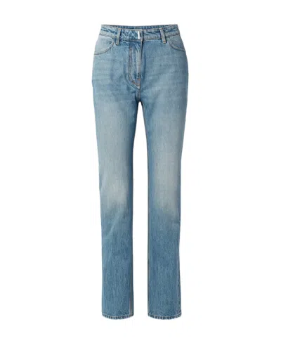 Givenchy High-waisted Jeans In Blue