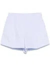 Givenchy Women High Waisted Shorts In Blue