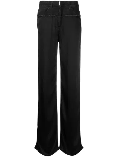 Givenchy High-waisted Straight-leg Jeans In Black