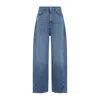 Givenchy Cocoon Pants In Washed Denim In Blue