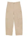 Givenchy High-waisted Wide-leg Trousers With Side Pockets In Multi