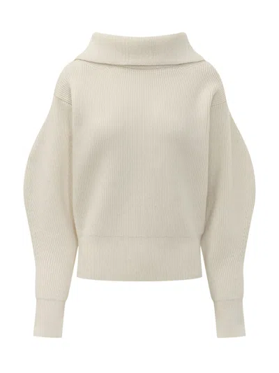 Givenchy High-neck Knit Jumper In Ivory