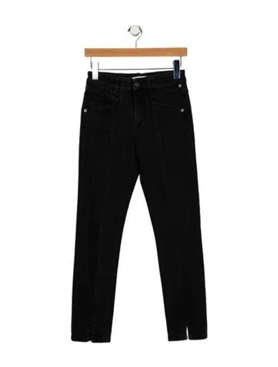 Pre-owned Givenchy High-rise Skinny Leg Jeans In Black
