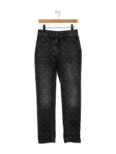 Pre-owned Givenchy High-rise Straight Leg Jeans In Multi