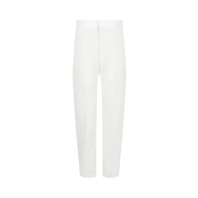 Pre-owned Givenchy High-waisted Wool Trousers 'white' | Men's Size 44