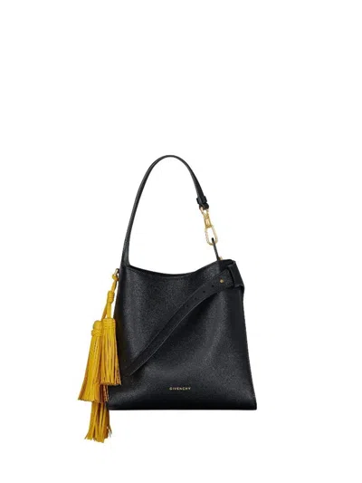 Givenchy Hobo Belted Mini Leather Bag In Black