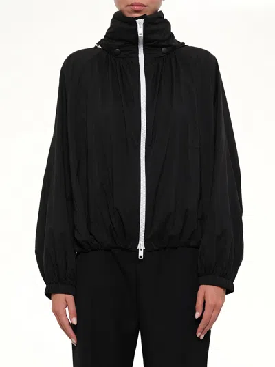 Givenchy Hood Windbreaker In Black
