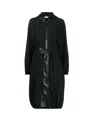 Givenchy Hooded Belted Raincoat In Black