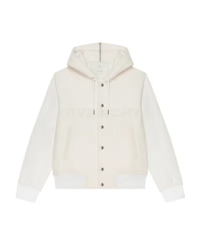Givenchy Hooded Casual Jacket In White