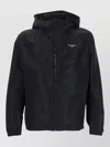 Givenchy Hooded Coat Featuring Practical Elastic Cuffs In Black