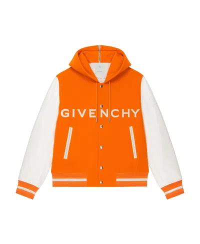 GIVENCHY GIVENCHY HOODED VARSITY JACKET