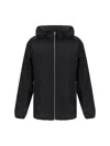 Givenchy Windbreaker Jacket With Logo Jackets In Black
