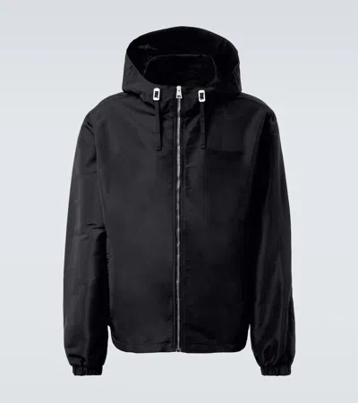 Givenchy Hooded Jacket In Blue