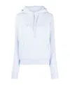 Givenchy Hooded Long-sleeved Sweater In Blue