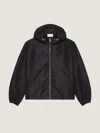 Givenchy Hooded Nylon Jacket In Black